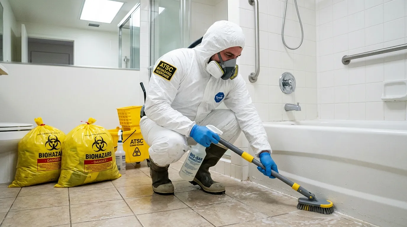 Decontamination equipment deployed for Blood Cleanup in Merrillville